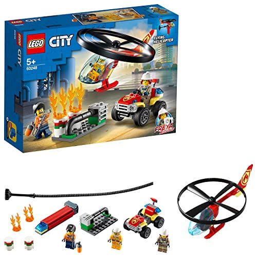 LEGO City 60248: Fire Intervención del Helicóptero de Bomberos