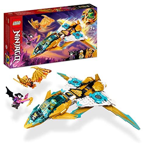 LEGO Ninjago 71770: Reactor del Dragón Dorado de Zane, Avión