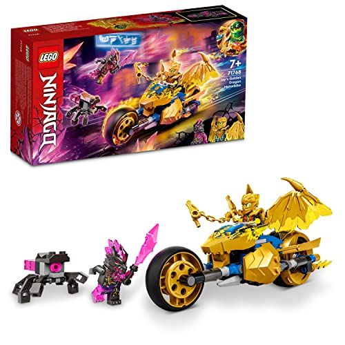 LEGO Ninjago 71768: La motocicleta del dragón dorado de Jay